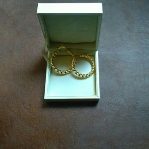 Ashlynn Avenue 18ct Gold Plated Hoop Earrings